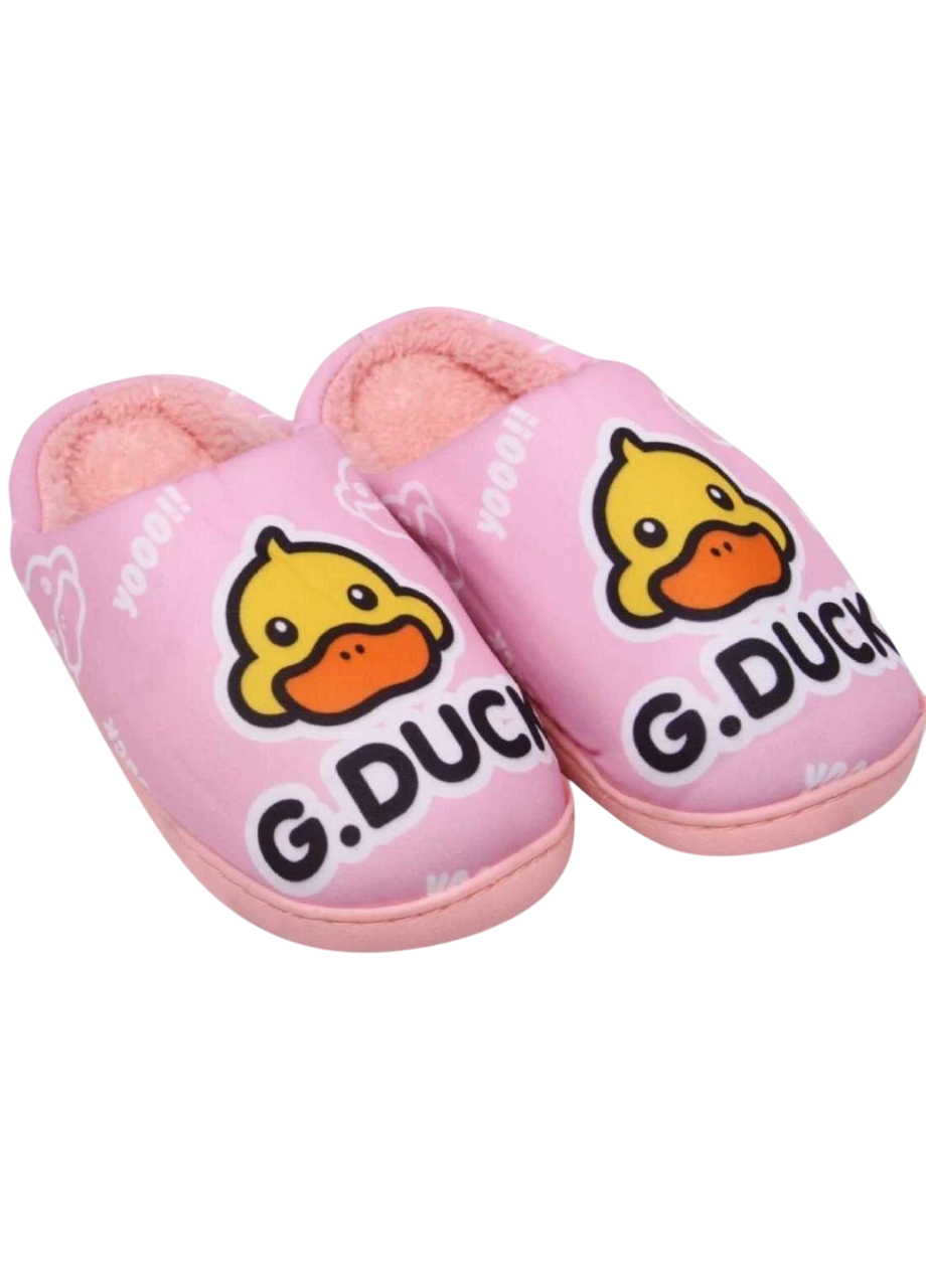 Тапочки детские Duck р. 38 23 см Розовый (7019)