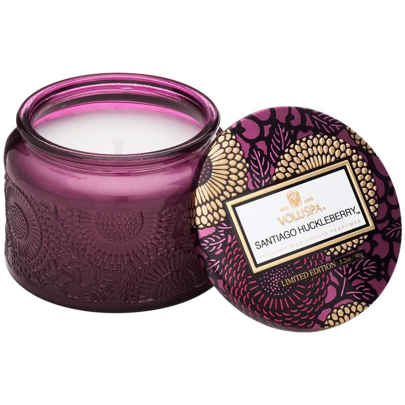 Свеча ароматическая Voluspa Japonica Santiago Huckleberry 90 г банка с крышкой (111002659)