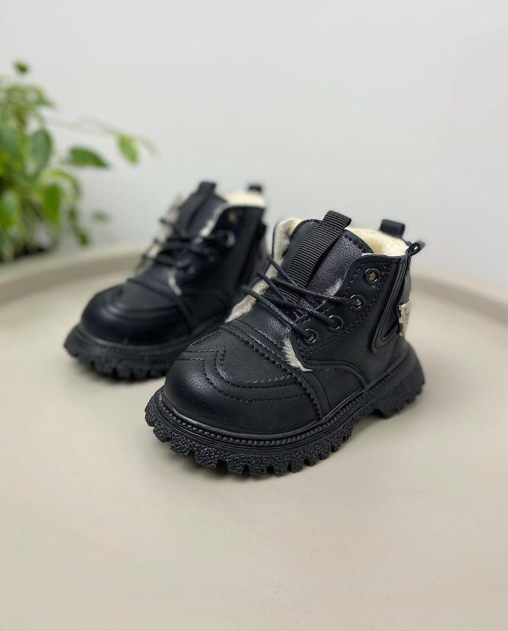 Ботинки детские зимние р. 21 Черный (669) - фото 5