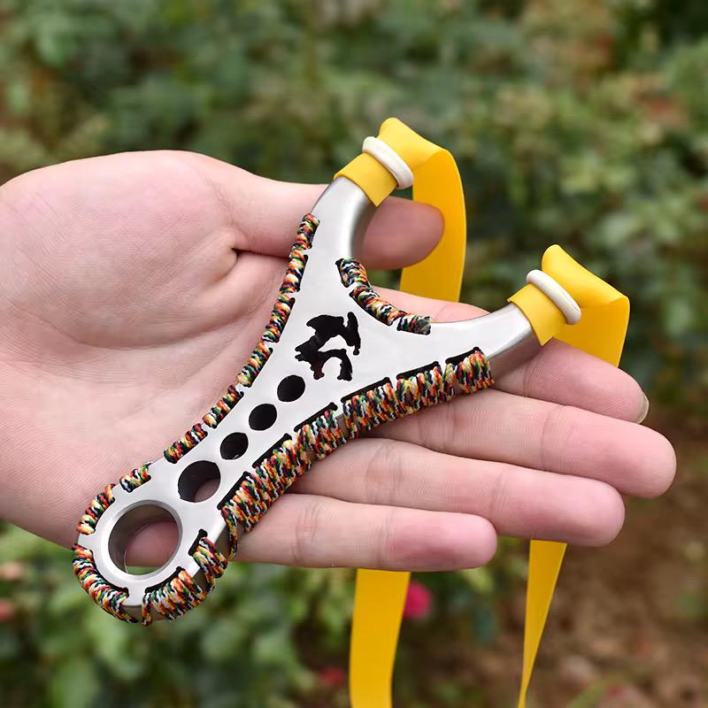 Рогатка металева ударна SFU Wild Wolf з традиційним кріпленням для спортивної стрільби/полювання/риболовлі (0032) - фото 4 Рогатка металева ударна SFU Wild Wolf з традиційним кріпленням для спортивної стрільби/полювання/риболовлі (0032) - фото 4