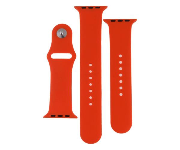 Ремінець Silicone Two-Piece для Apple Watch 13 42/44 мм Orange