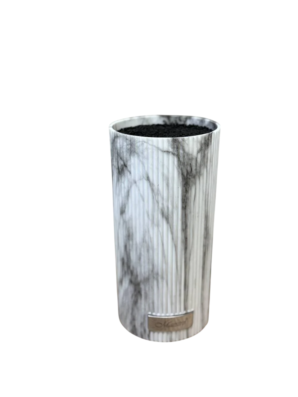 Бревно для ножей Maestro MR-1439-18х11 см Белый мрамор (MR-1439-WHITE)