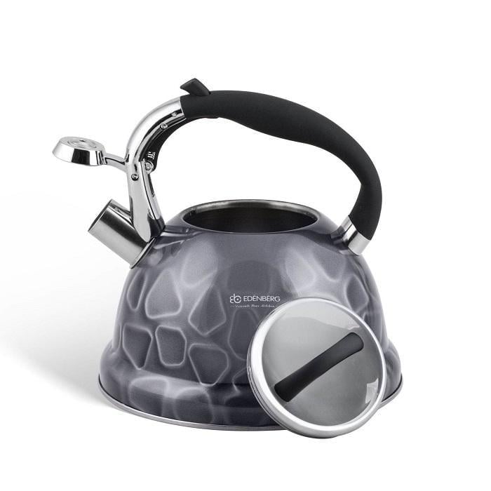 Чайник із свистком Edenberg EB-1910 з турбо індукційним дном 3 л (EB-1910-3) - фото 2 Чайник із свистком Edenberg EB-1910 з турбо індукційним дном 3 л (EB-1910-3) - фото 2
