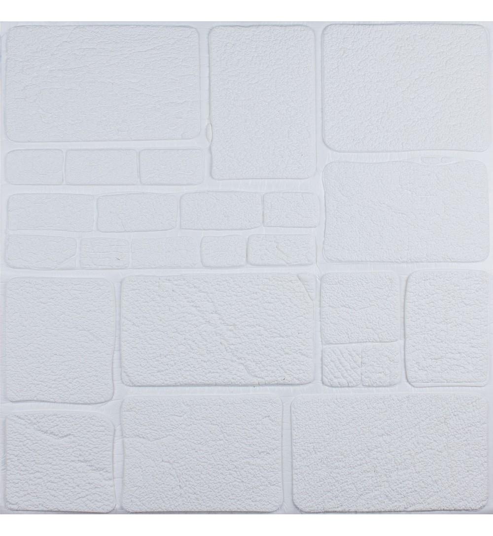 3D-панель декоративная самоклеящаяся Камень 700x700x6 мм Белый (HP-CB01-8) 3D-панель декоративная самоклеящаяся Камень 700x700x6 мм Белый (HP-CB01-8)