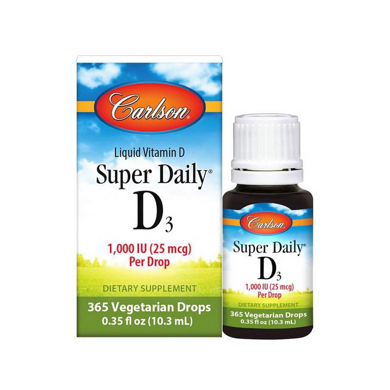 Вітаміни Carlson Labs Super Daily D3 Liquid 1000 IU 10,3 мл (18444-01) Вітаміни Carlson Labs Super Daily D3 Liquid 1000 IU 10,3 мл (18444-01)