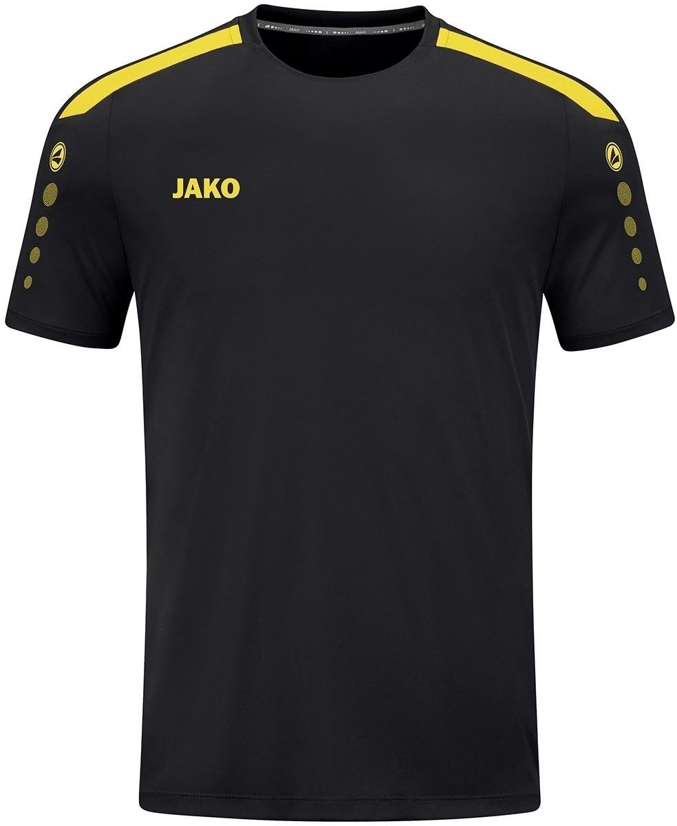 Футболка джерси детская Jako POWER S/S 4223-803 152 см Черный/Желтый