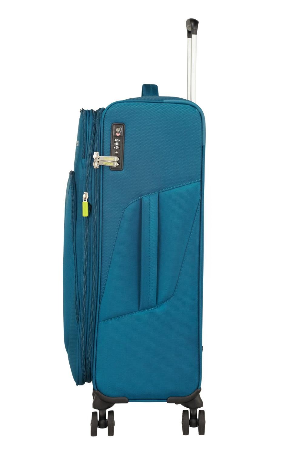 Чемодан с расширением American Tourister Summerfunk 67,5x42x27,5/29,5 см Голубой (78G-51004) - фото 6