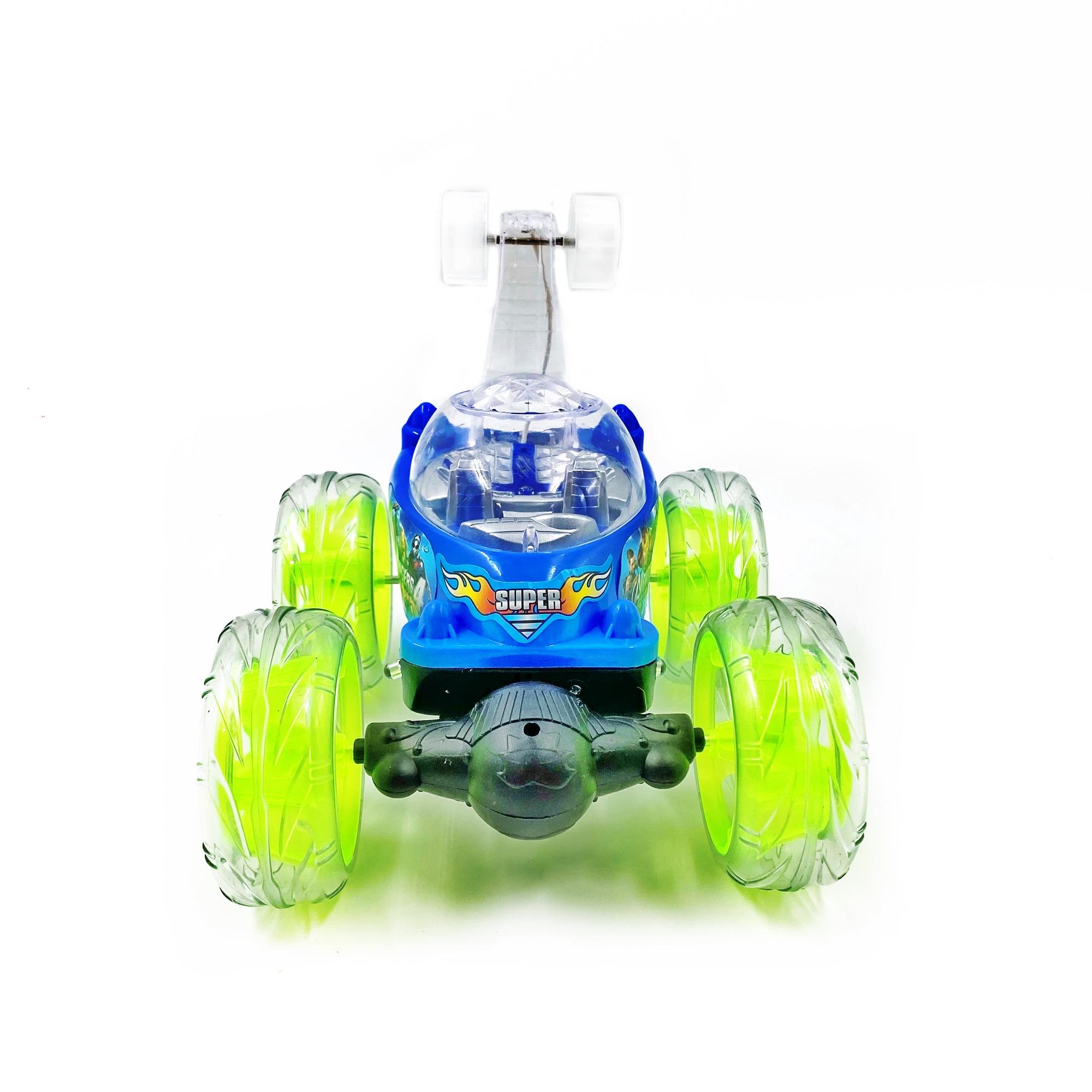 Машинка перевертыш музыкальная Jia Yue Toys на радиоуправлении 18 см 4,8 В Разноцветный (95048) - фото 7