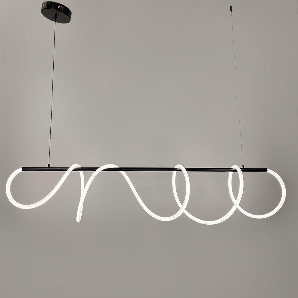 Люстра подвесная светодиодная акриловая Valeso 20006PM Черный