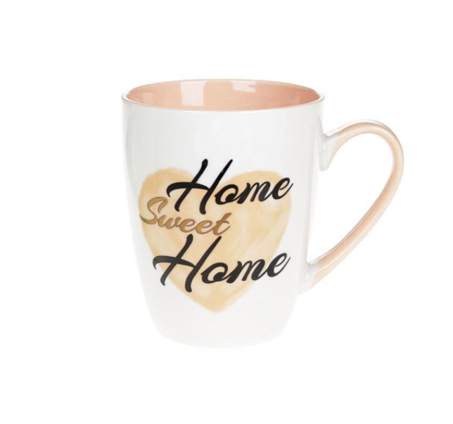 Чашка фарфоровая Home Sweet Home Сердце 360 мл