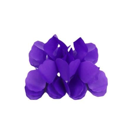 Гірлянда розтяжка паперова 3 м 16x11 см Фіолетовий (82013/15)