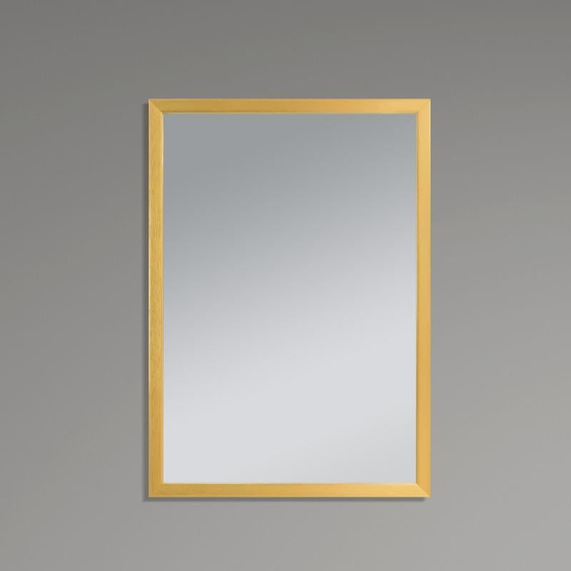 Зеркало настенное Zerix FONTE MRZ09-700x850-REVERSE прямоугольное Gold (ZX5639)