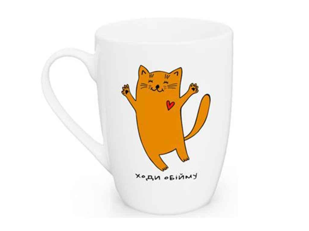 Чашка Kvarta Капучино Чашка Kvarta Капучино "Кіт рудий" 360 мл (1711)