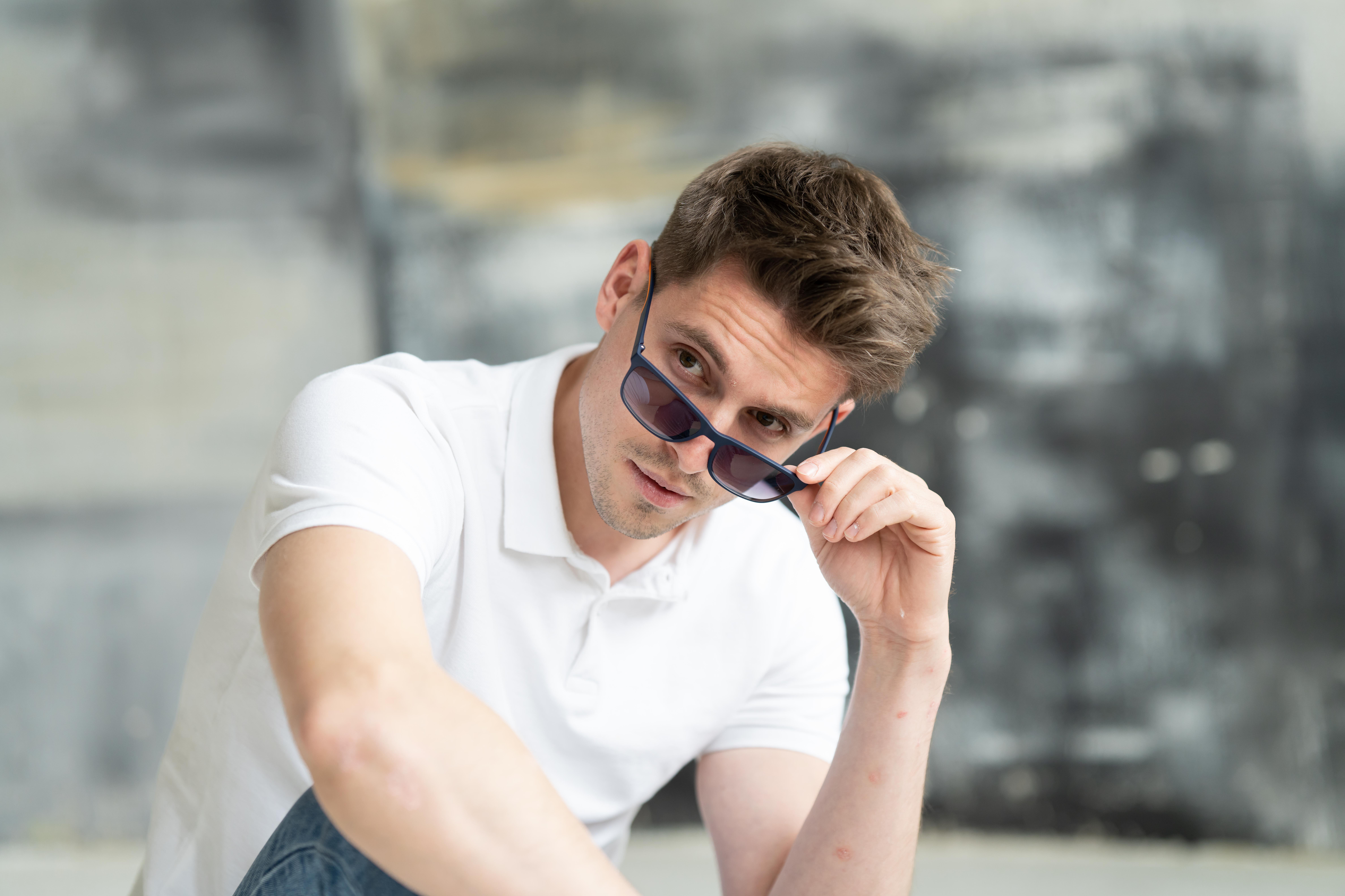 Сонцезахисні окуляри чоловічі Dackor 532 Blue (11692884) - фото 8