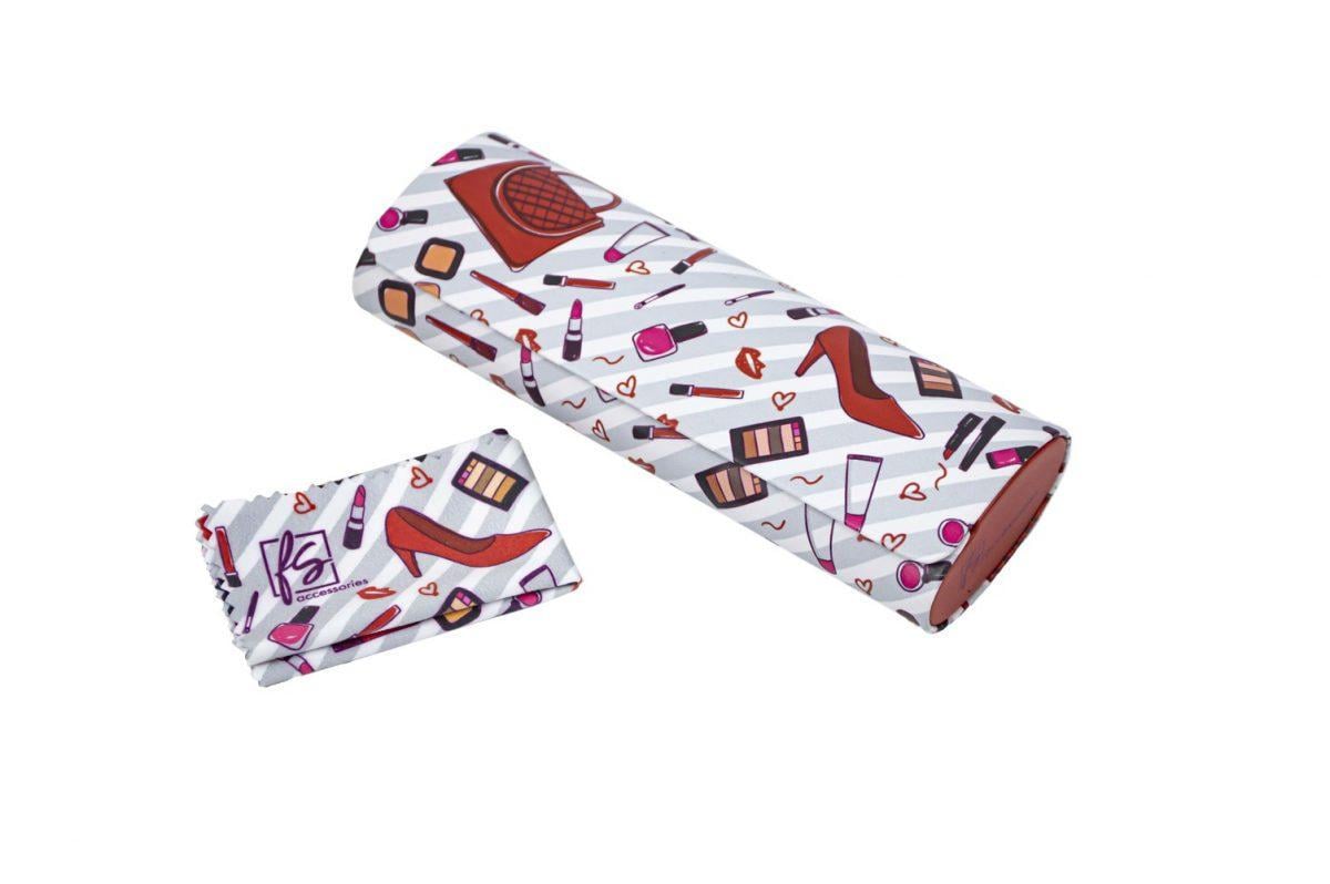 Футляр для окулярів Fashion Style F040 зі штучної шкіри на магніті окуляри/чохол