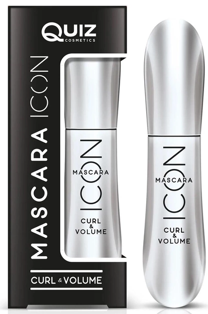 Туш для вій Quiz Cosmetics Icon Mascara підкручування і об'єм 9 г (14593332) - фото 2