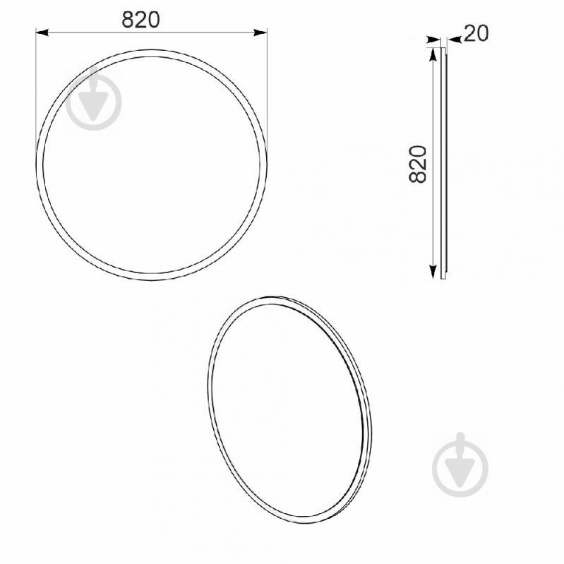 Зеркало KOMPANIT 5 Бук - фото 2