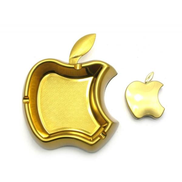 Пепельница настольная Golden Apple и зажигалка 19х16,5х4,5 см (27221)