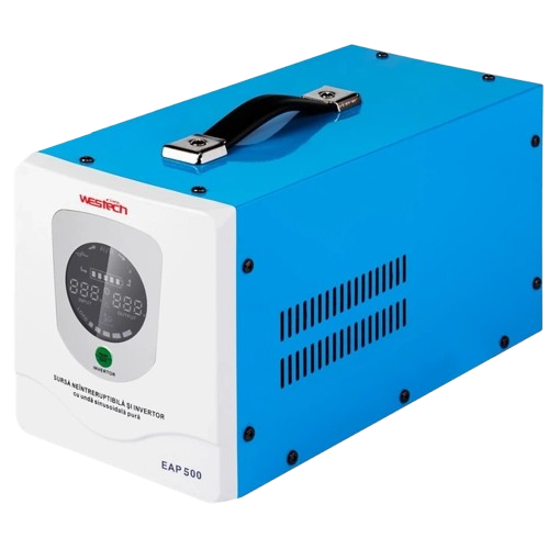 Источник бесперебойного питания однофазный Westech EAP DUAL-800ВA/500 Вт 12V 150-270В (32709243)