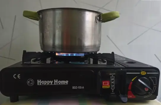 Газовая туристическая плита Happy Home BDZ-155-A с пъезоподжигом 2,3 кВт Черный (AV-BDZ155A) - фото 8 Газовая туристическая плита Happy Home BDZ-155-A с пъезоподжигом 2,3 кВт Черный (AV-BDZ155A) - фото 8