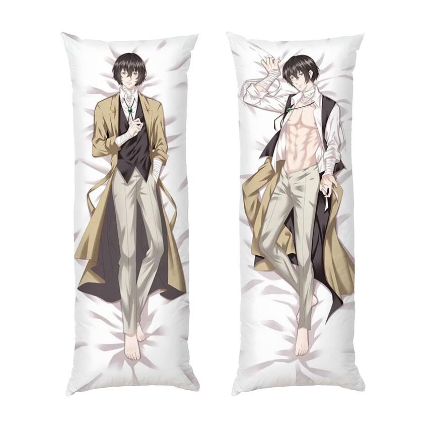 Подушка дакимакура Bungo Stray Dogs Osamu Dazai 2 габардин 70х30 см (112343)