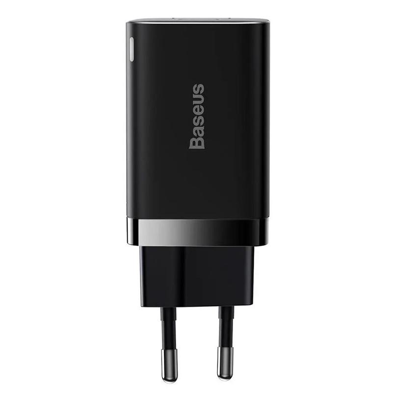 Зарядний пристрій мережевий BASEUS Super Si Pro Quick Charger Type-C/USB 30W Black (33681 black) - фото 5