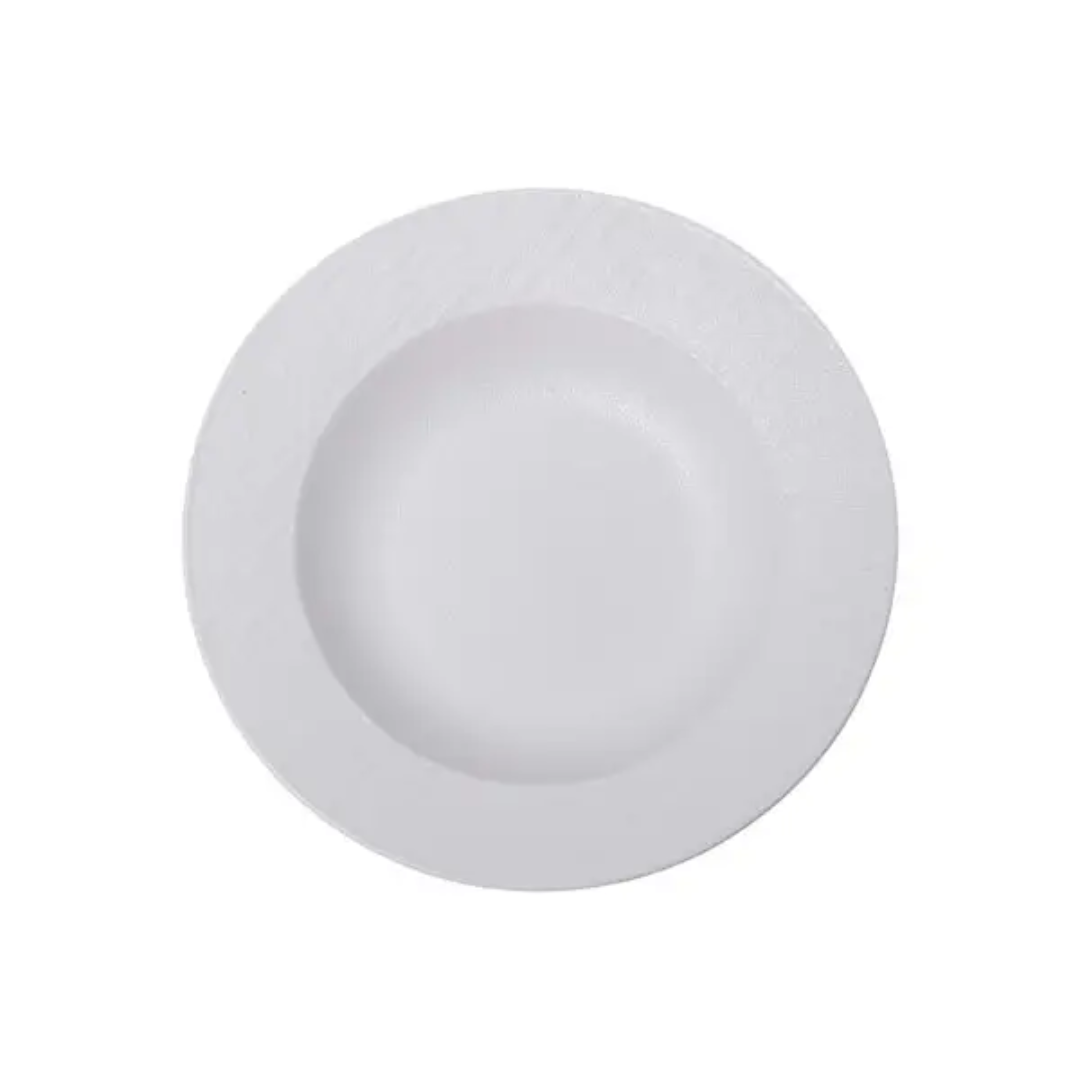 Тарілка супова керамічна 23 см Білий - фото 3 Тарілка супова керамічна 23 см Білий - фото 3