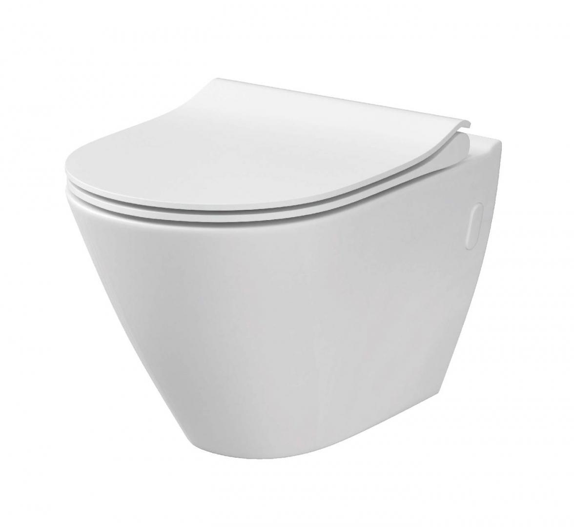 Унитаз подвесной CITY OVAL NEW CLEAN ON без сиденья (000019749)