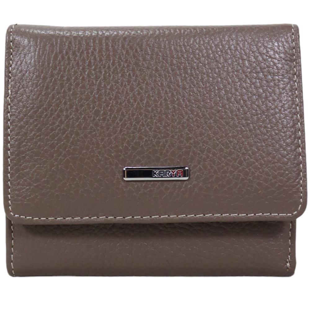 Кошелек женский из натуральной кожи Karya 2021-51 Темно-бежевый (2780307739) Кошелек женский из натуральной кожи Karya 2021-51 Темно-бежевый (2780307739)