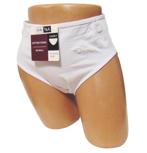 Женские трусы Hana 38029 с выбитым узором сбоку 3XL Белый (1920973987) Женские трусы Hana 38029 с выбитым узором сбоку 3XL Белый (1920973987)