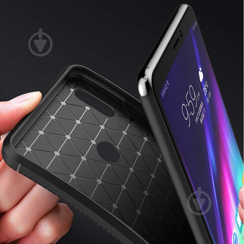 Чохол Carbon Case Honor Note 10 Синій (hub_kfGA55665) - фото 2