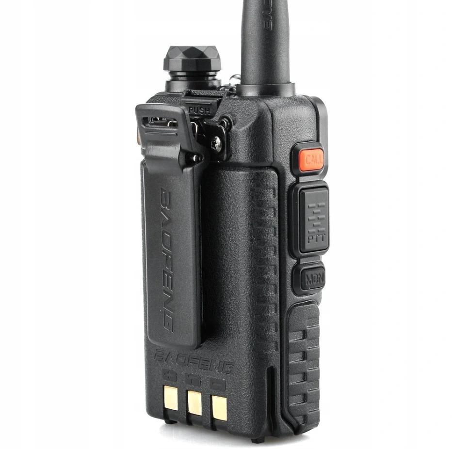 Рация Baofeng UV-5R 1009443 переносная с гарнитурой и док станцией Черный - фото 4