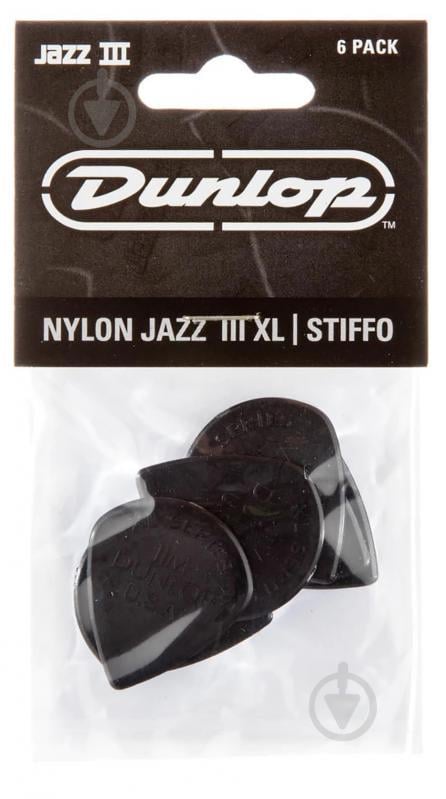 Медіатори Dunlop 47PXLS Nylon Jazz III Player's Pack 1.38 mm (6 шт.)