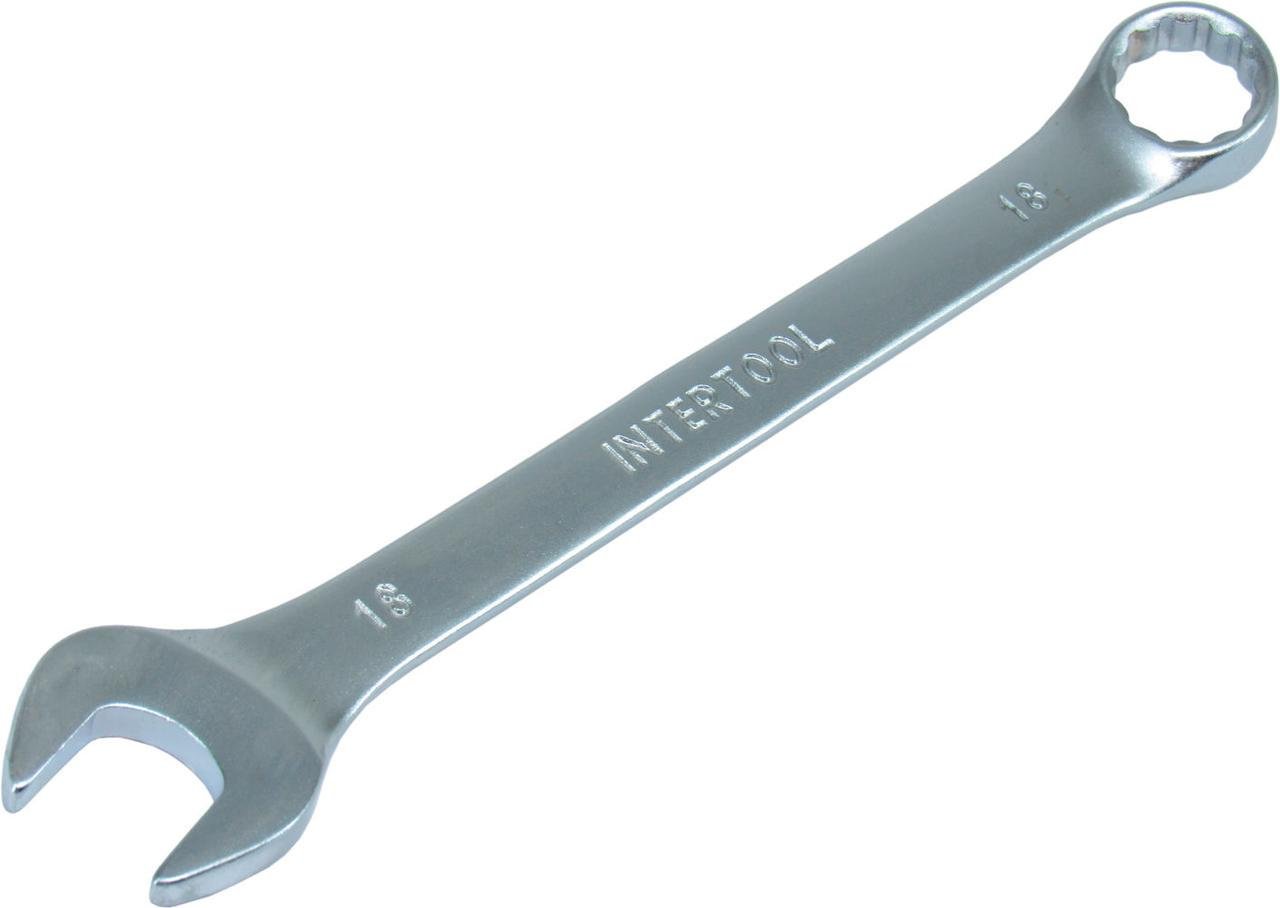 Ключ ріжково-накидний Intertool 18 мм (HT-1218)