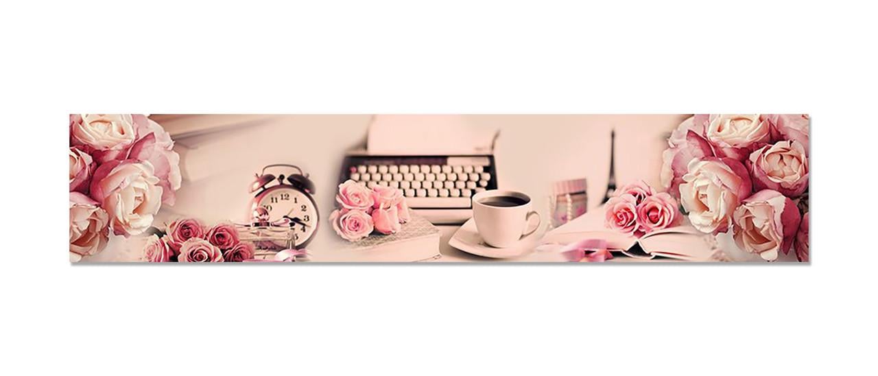 Наліпка вінілова на кухню Zatarga Ранковий букет троянд 600х3000 мм (1289776668) Наліпка вінілова на кухню Zatarga Ранковий букет троянд 600х3000 мм (1289776668)