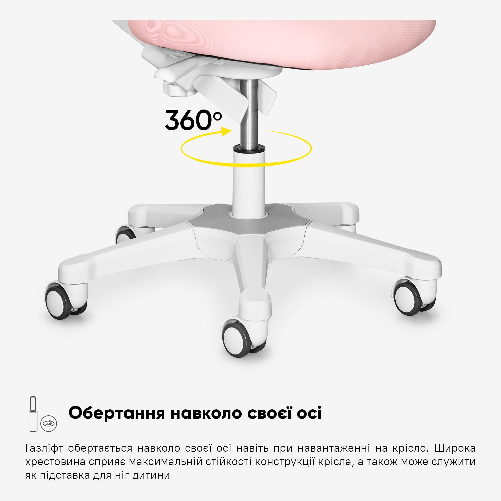 Крісло дитяче Evo-kids Mio Lite Y-208 KP Рожевий - фото 8