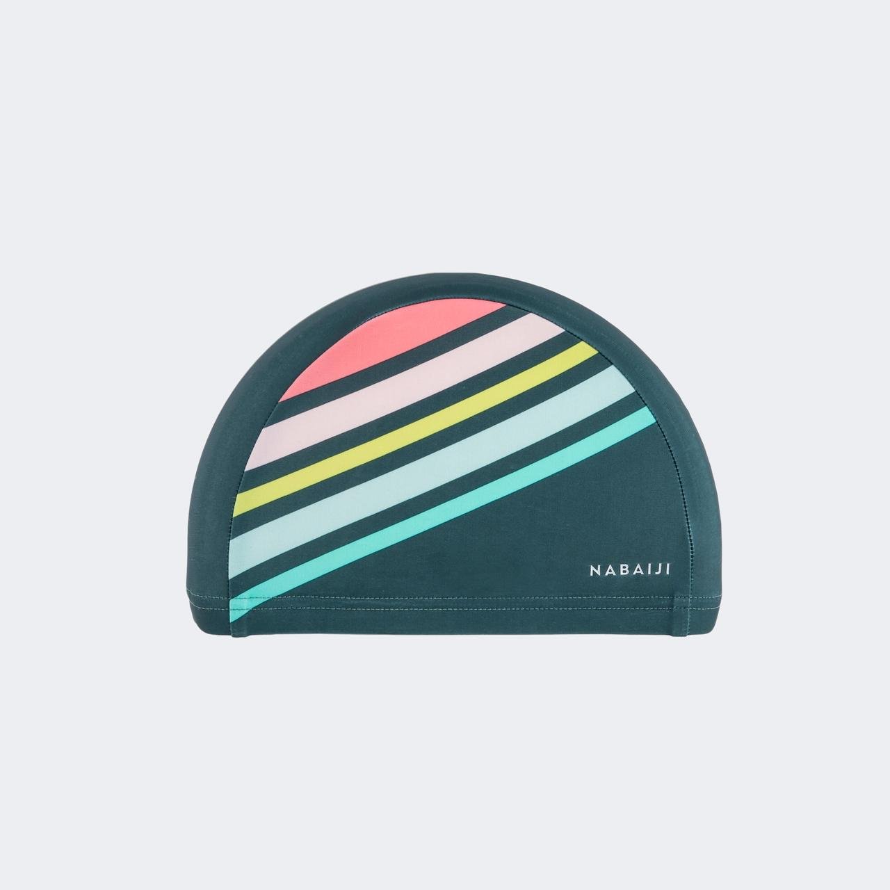 Шапочка для плавания Nabaiji текстильная M 56-59 см Хаки (23507210)