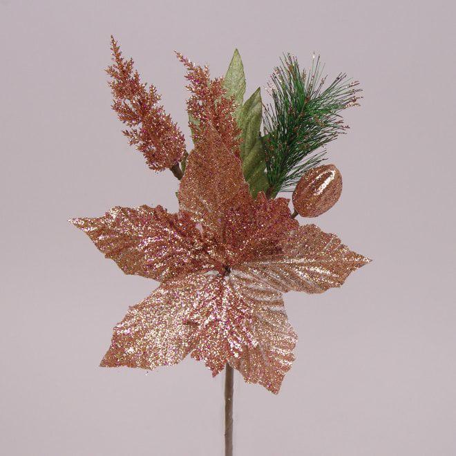 Декоративный цветок Flora Пуансеттия (75356)