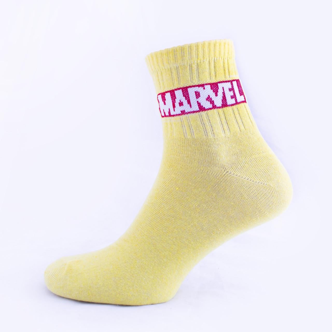 Носки с принтом Marvel Желтый