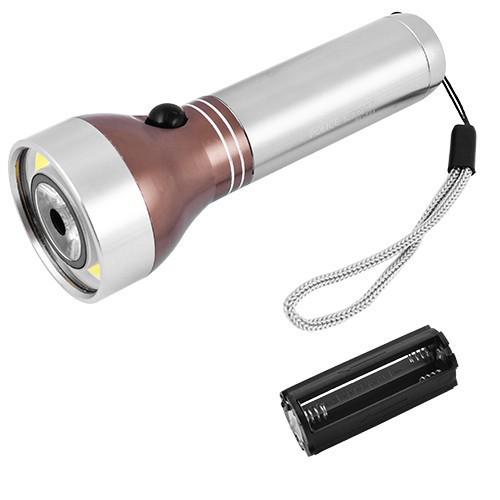 Фонарь BL-731-COB+LM 3хААA Коричневый