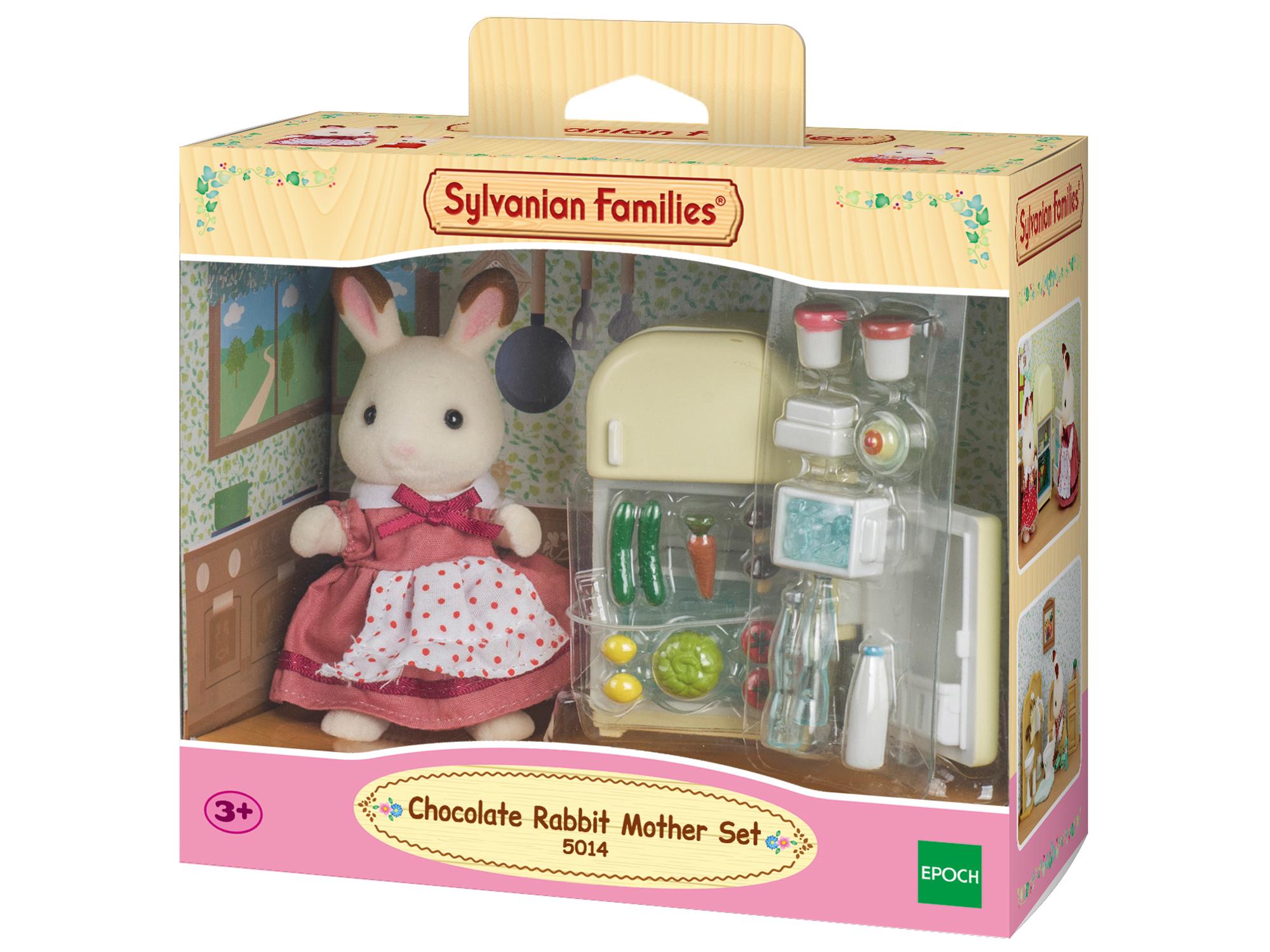 Игровой набор Sylvanian Families Шоколадный кролик/Мама у холодильника (5014)