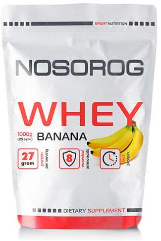 Протеин Nosorog Nutrition Whey 1000 g 25 servings Banana - фото 2