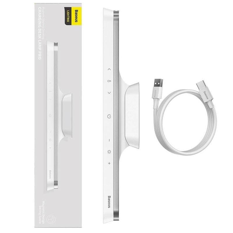 Настольная лампа Baseus Magnetic Stepless Dimming Charging Desk Lamp Pro White (DGXC-0) (00000066008_1) - фото 4 Настольная лампа Baseus Magnetic Stepless Dimming Charging Desk Lamp Pro White (DGXC-0) (00000066008_1) - фото 4