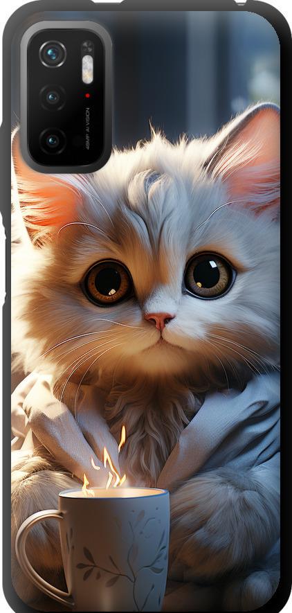 Чехол на Xiaomi Redmi Note 10 5G White cat (5646b-2556-42517) Чехол на Xiaomi Redmi Note 10 5G White cat (5646b-2556-42517)