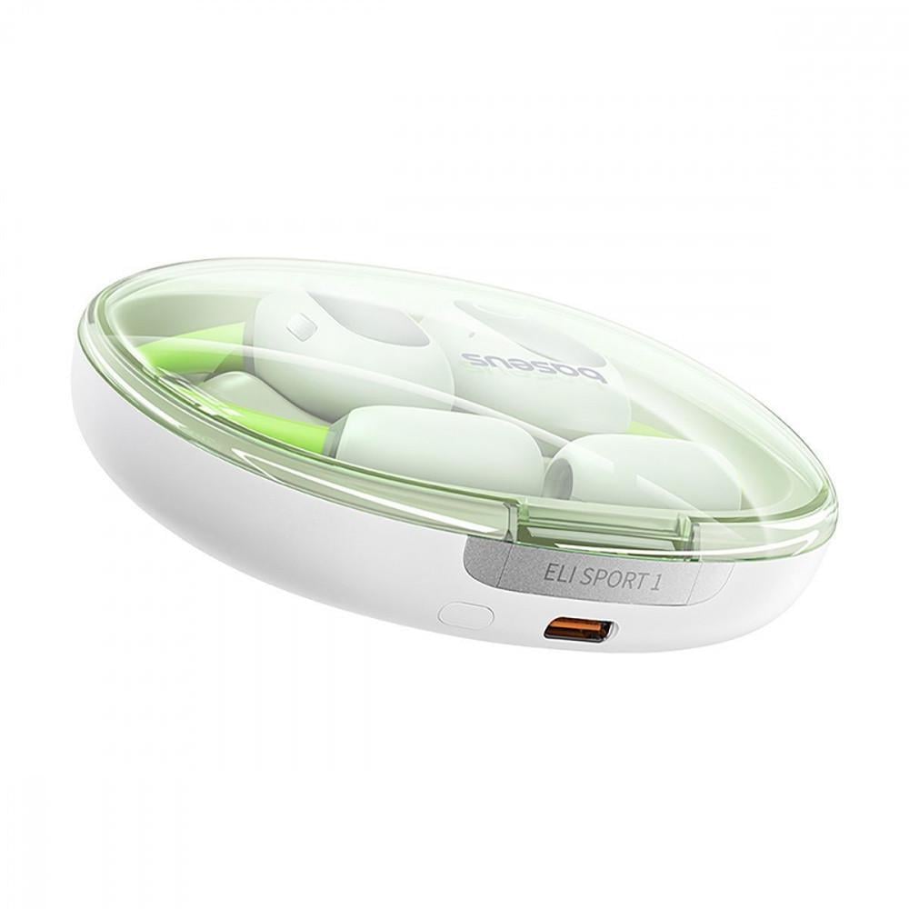 Навушники бездротові Baseus Earbuds Eli Sport White - фото 8