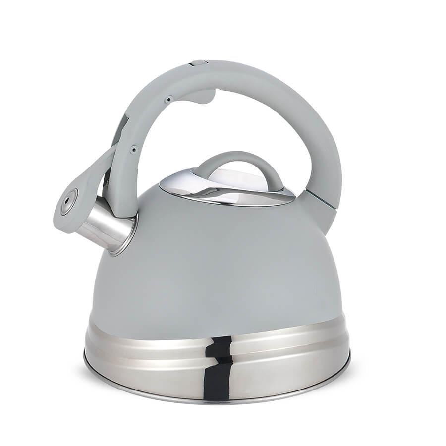 Чайник с нержавеющей стали и автоматической ручкой 2,5 л (MR-1304-C)