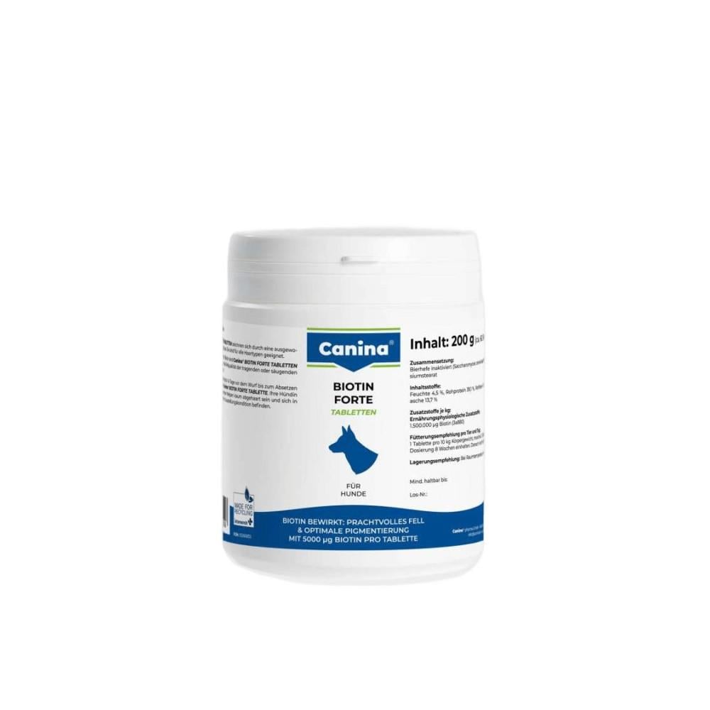 Вітаміни для собак Canina Biotin Forte для шкіри та вовни 60 табл/200 г (101108 AD)