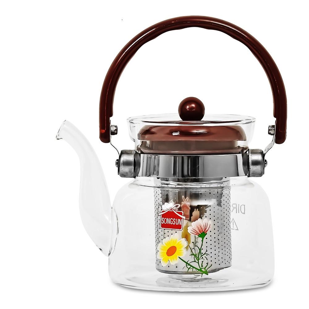 Чайник заварник Stenson MS-0131 скло 600 мл (24369740)