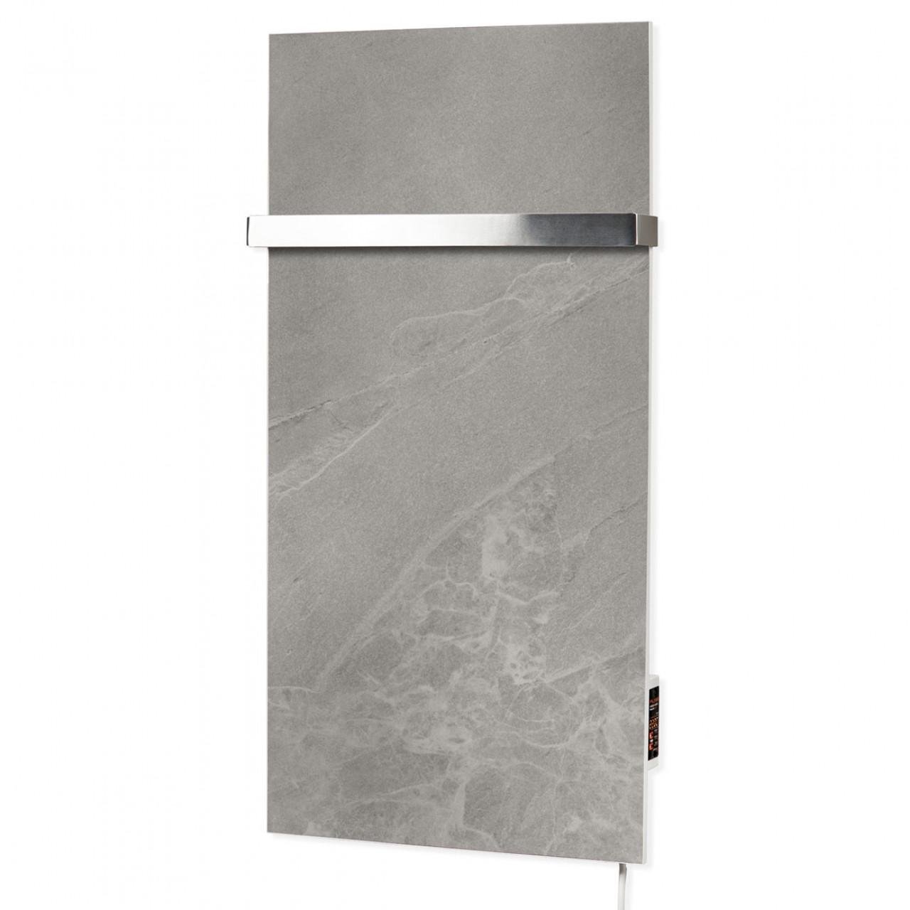 Полотенцесушитель электрический ERAFLYME C600TW-CK1 с программатором камень Кварц