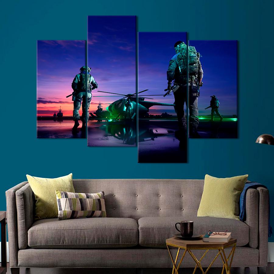 Настінний декор Військові на місії гра Battlefield 2042Battlefield 2042 149x106 см (A209-4)